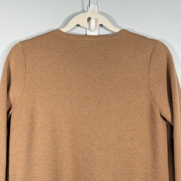 J.Crew Camel Merino Blend Sweater Coat Cardigan Quiet Luxury Cozy Neutral XS - Picture 3 of 8
